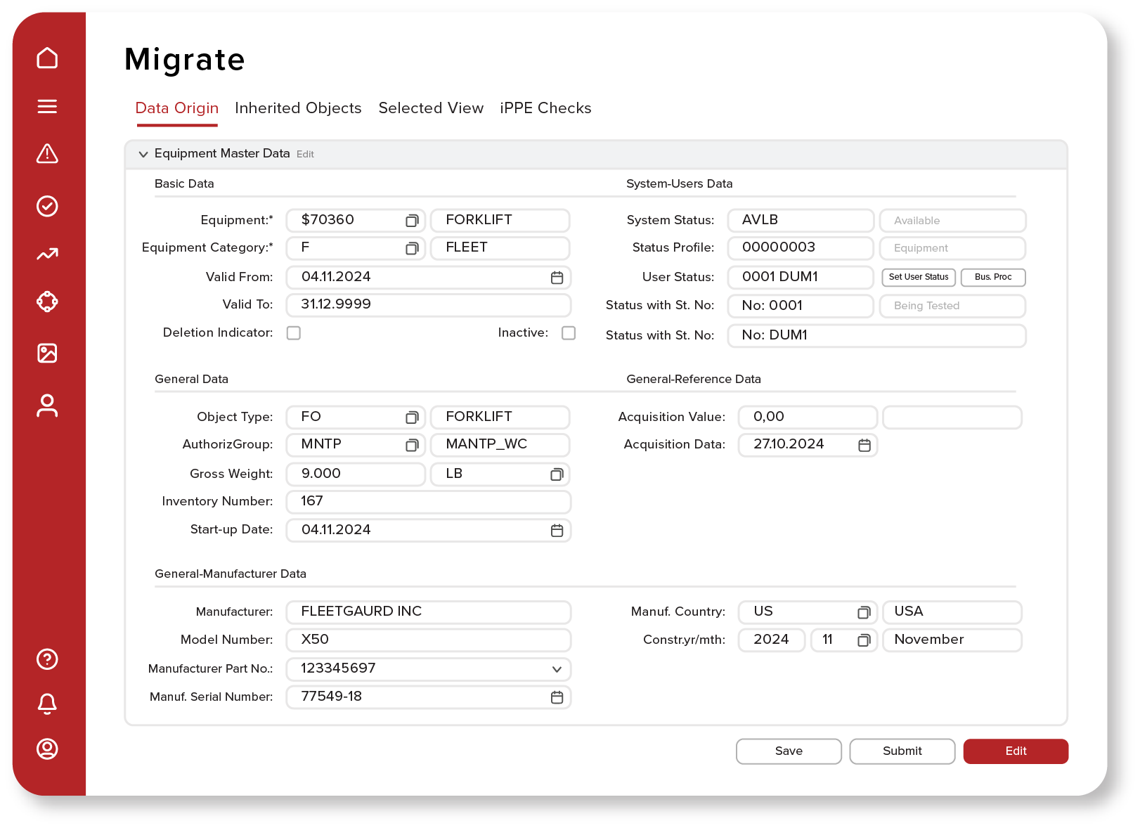 Successfully migrate asset