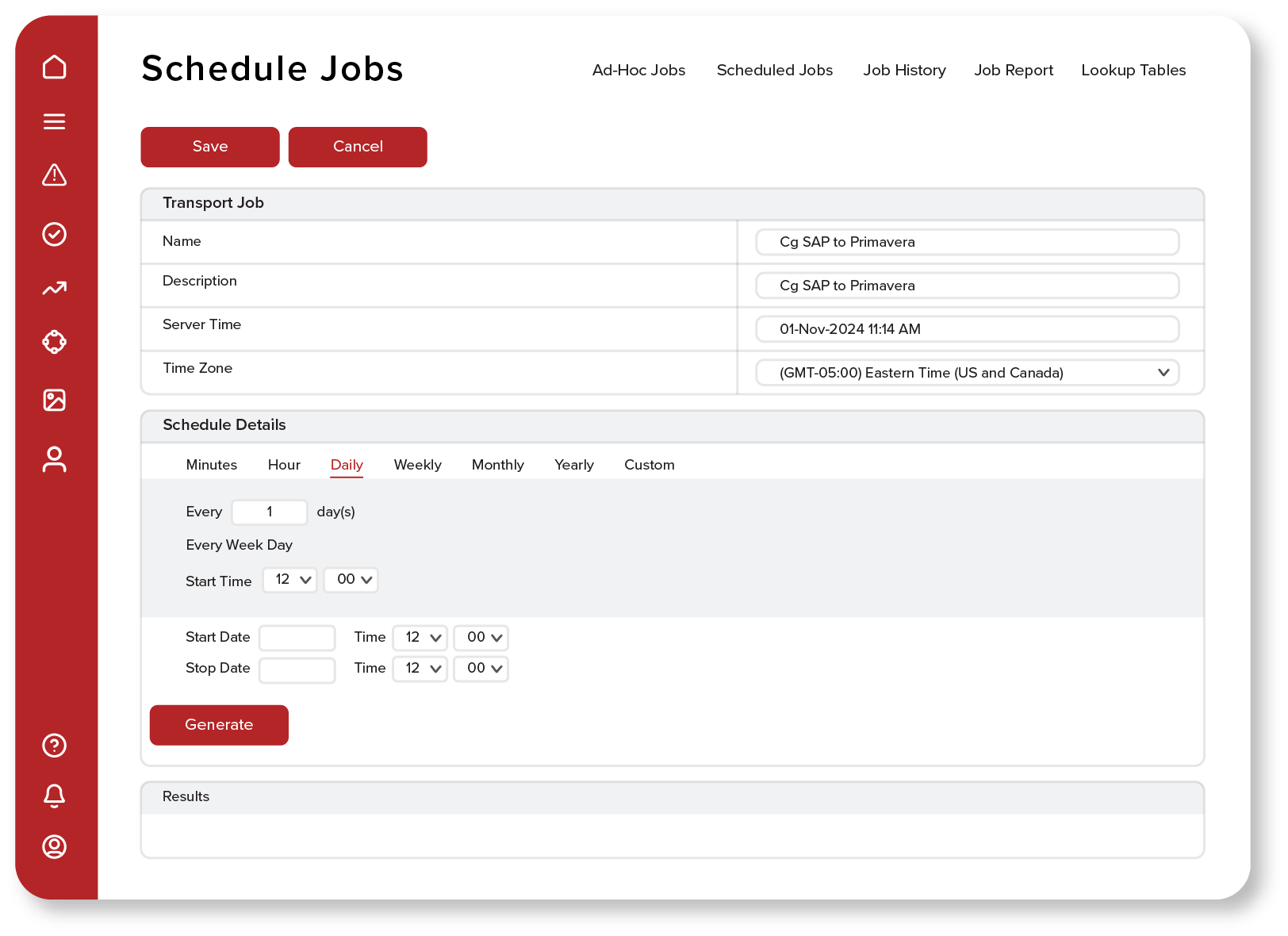 Maxavera Schedule Jobs