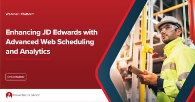 Enhancing Oracle's JD Edwards with Leading Web Scheduling and Analytics