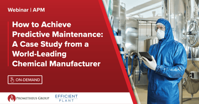 How to Achieve Predictive Maintenance: A Case Study from A World-Leading Chemical Manufacturer