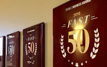 Fast 50 placks on a wall 