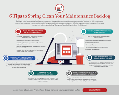 6 Tips to Clean Your Maintenance Backlog